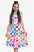 Conjunto Infantil Menina Bárbara Branco Flores - comprar online