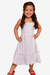 Vestido Infantil Lu Branco com Forro na internet