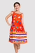 Vestido Infantil Denize Estampado Vermelho - loja online