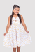 Vestido Infantil Midi Mica Branco - comprar online