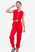 Conjunto Infantil Menina Vermelho Carine (Calça + Cropped) - loja online