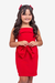 Vestido Infantil Max Laço Vermelho - loja online