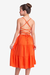 Vestido Infantil Lu Laranja - loja online