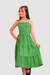 Vestido Infantil Lu Verde - Brunet Kids - Loja de roupa para Meninas de 2 a 14 anos