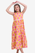 Vestido Infantil Longo Eleonor Amarelo e Rosa - loja online