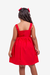 Vestido Infantil Vermelho Louise - Brunet Kids - Loja de roupa para Meninas de 2 a 14 anos