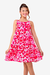 Vestido Infantil Maisa Laço Estampado Pink - comprar online