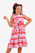 Vestido infantil Natal Estampado Vermelho Letras na internet