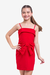 Vestido Infantil Max Laço Vermelho - comprar online