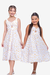 Vestido Infantil Midi Mica Branco - loja online