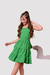 Vestido Infantil Mirabela Verde - loja online