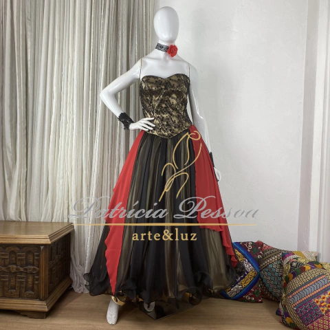 Roupa de Pomba Gira - (cód. 07366)