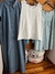 Musculosa de gasa abotonada atras - comprar online