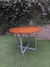 Mesa Moderna hierro y madera estilo industrial - tienda online