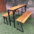 Mesa Barra Estilo Industrial ALTA / Bancos Playos - comprar online