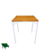 Mesa Para Bar Estilo Industrial Hierro Y Madera Caño 20x20 en internet