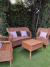 juego de mimbre interior/exterior trenzon - comprar online