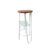 Banqueta Redondo Hierro y Madera Estilo industrial. - comprar online