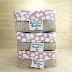 Imagem do Cesta Cosméticos Espalhe Amor - Cesta de Presentes - Tag Personalizada - Juta & Tecido