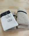 Saquinho Presente - Brinde - Logotipo - Detalhe em Tecido - Tag Personalizada - Lembrancinha