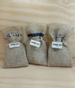 Saquinho de Juta Mercearia - Logotipo - Detalhe em Tecido - Tag Personalizada - Lembrancinha - loja online