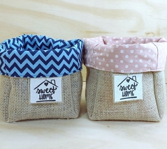 Cachepô Amor, Gratidão e Carinho - Estampas - Tag Personalizada - Juta & Tecido na internet