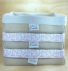 Cesta Estampas Variadas - Cesta de Café da Manhã - loja online