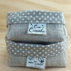 Cesta Poá - Com Carinho - Caramelo - Cesta de Presentes - Tag Personalizada - Juta & Tecido