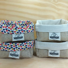 Cesta Estampas Diversas - Sua Marca - Cafeteria - Cesta de Café da Manhã