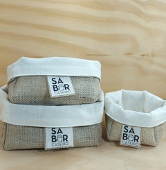 Cesta de Presentes - Algodão Cru - Geleias e Compotas - Logotipo Personalizado - Mercearia, Empório e Guloseimas