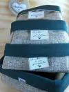 Cesta Juta & Linho - A vida é um presente - Verde Pinheiro- Cesta de Presente Personalizada