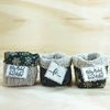 Cachepô Verde Flocos de Neve - Brinde Natalino - Tag Personalizada
