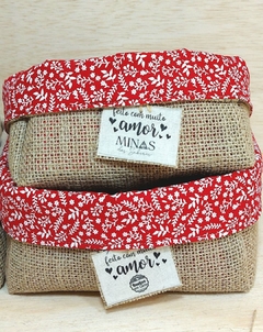 Cesta Floral Rosé - Doces & Guloseimas - Cesta de Presentes - Tag Personalizada - Juta & Tecido - comprar online