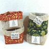 Cachepô Folhas e Flocos - Brinde Natalino - Tag Personalizada