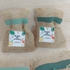 Saquinho de Juta Aniversário - Safari - Detalhe em Tecido - Tag Personalizada - Lembrancinha