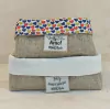 Cesta Amor - Lembrancinha de Aniversário - Cesta de Presentes - Tag Personalizada - Juta & Tecido