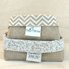 Cesta de Páscoa Estampas Geométricas - Doceria - Logotipo - Cesta de Presentes - Tag Personalizada - Juta & Tecido na internet