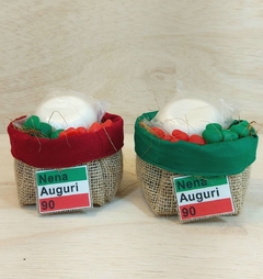 Cachepô Festa Junina - Lembrancinha de Aniversário - Tag Personalizada - Juta & Tecido - loja online