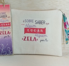 Necessaire Dia das Mães - Infinito - Lembrancinha Personalizada - Lona 100% Algodão - comprar online