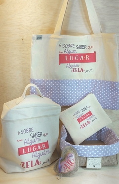 Ecobag Zela Por Ti - Poá Lilás - Presente Personalizado na internet