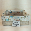 Cesta Pet - Linguicinha - Nomes - Cesta de Presentes - Tag Personalizada - Juta & Tecido