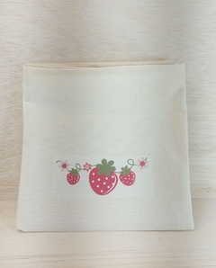 Saquinho Lembrancinha Casamento - Brasão - Estampa Personalizada - Algodão Cru com Cordão Avulso - Craft.Mimo