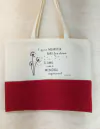 Ecobag Poesia - Linho Marsala - Presente Personalizado