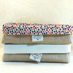 Cesta Dia das Mães - Logotipo - Cesta de Presentes - Tag Personalizada - Juta & Tecido - comprar online