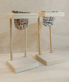 Mini Coador Coffee Shop - Enfeite de Mesa - Craft.Mimo