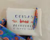 Necessaire Coisas Boas Acontecem - Lembrancinha Personalizada - Lona 100% Algodão