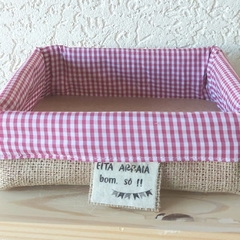 Cesta Festa Junina - Piquenique Vermelho - Cesta de Presentes - Tag Personalizada - comprar online