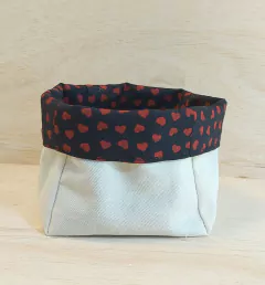 Cachepô Primavera - Algodão Cru, Cores e Estampas - Craft.Mimo