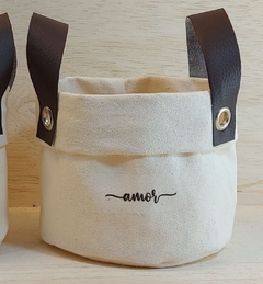 Cesto de Lona Roupas de Bebê - Brinde Personalizado - comprar online