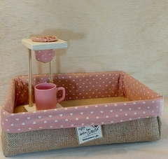 Mini Coador Coração Rosé - Lembrancinha Personalizada na internet